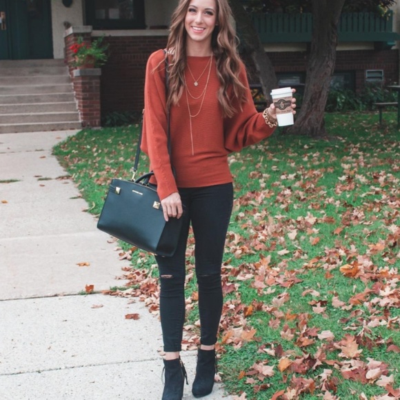 New Soft Slouchy Dolman Batwing Winter Sweater - Picture 3 of 6